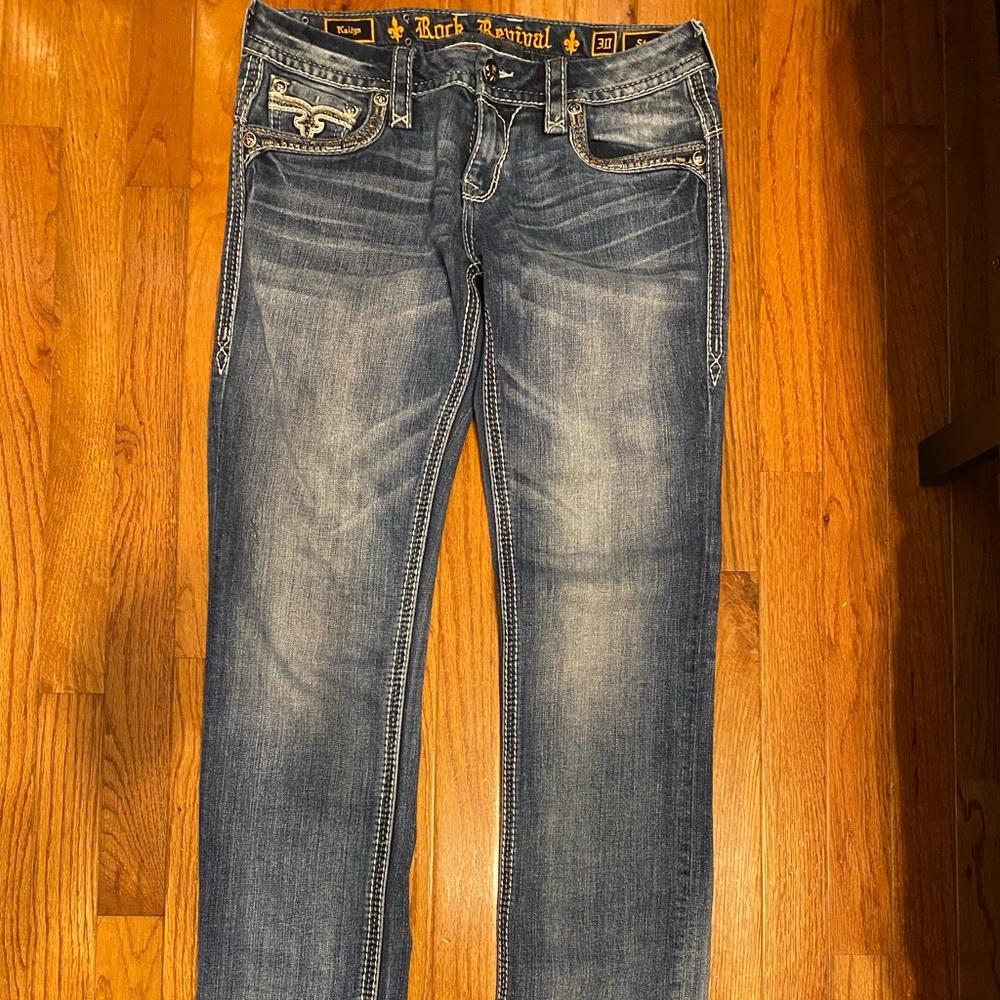 Rock Revival women’s straight jeans 30x32.5